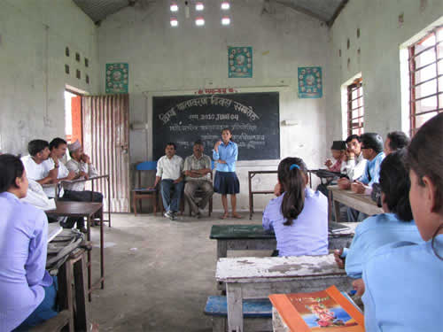 Rhino conservation awareness event by Partnership for Rhino Conservation Nepal