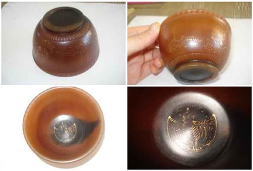 Rhinoceros horn cup for sale on San Francisco craigslist July 26 2011